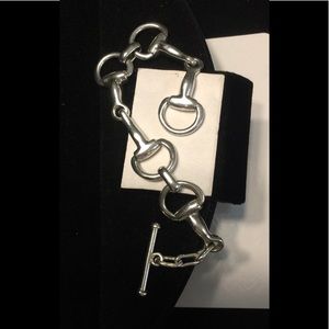 Vintage Sterling Mexican Equestrian Link Bracelet